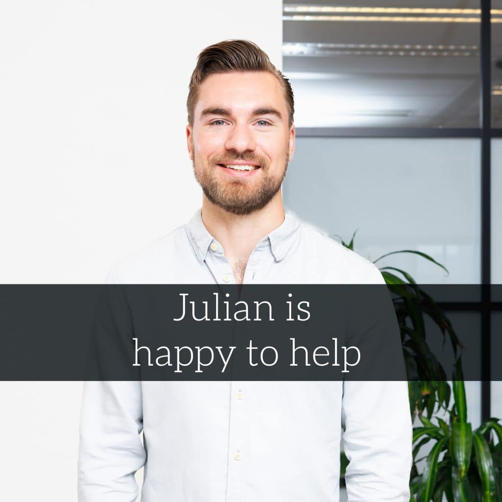 Julian is happy to help